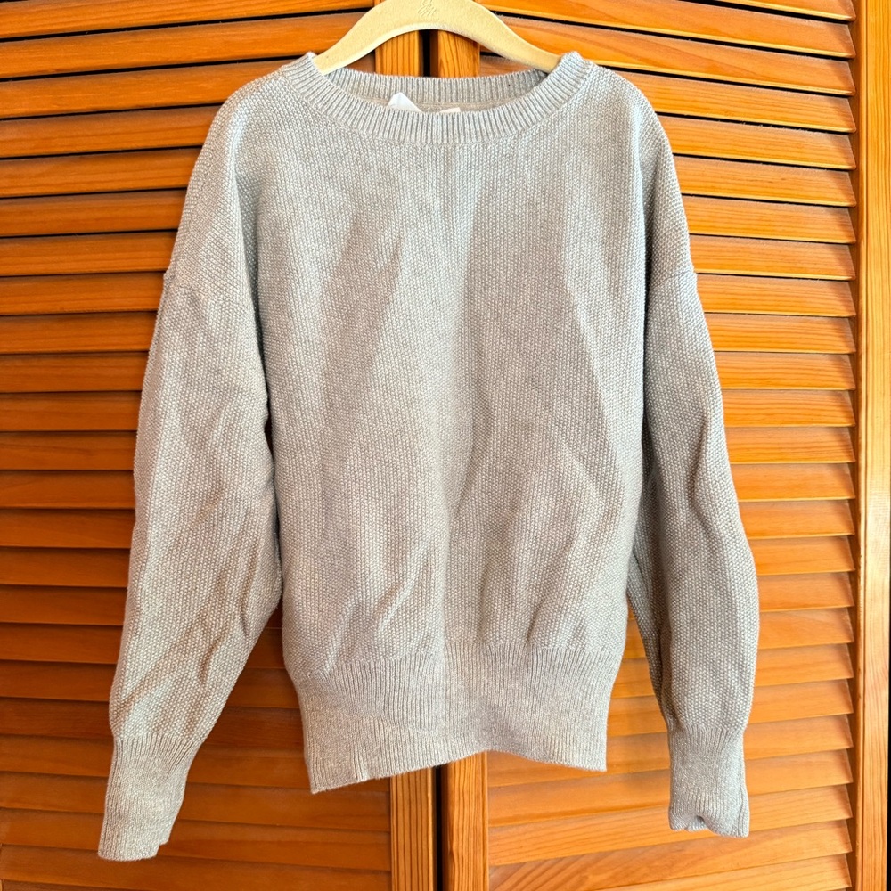 GAP Metallic Light Gray/Silver  Knit Sweater